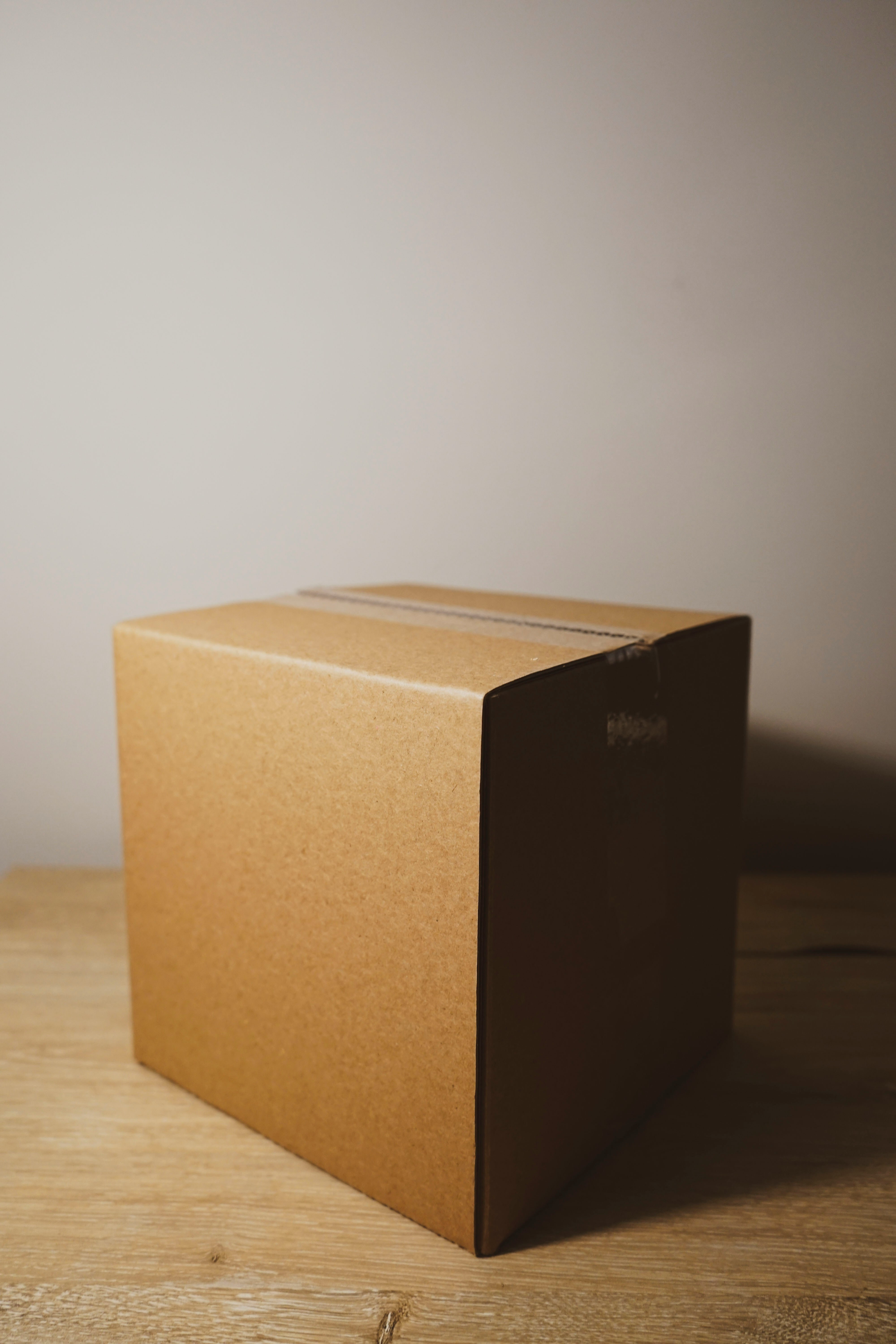 Product packaging arranged on a clean surface